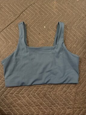 Teal sports bra